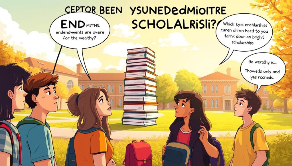misconceptions about endowed scholarships